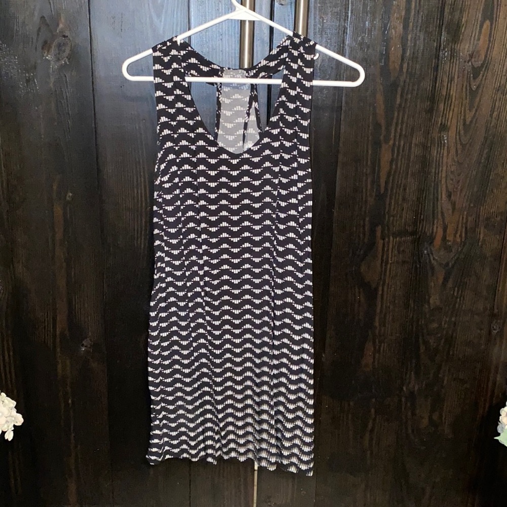Black and White Patterned Dress Size Small